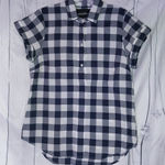 J.Crew  Mercantile Gingham Button-Up Short Sleeve Top Photo 0