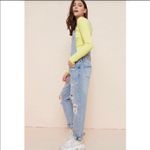 Garage Distressed Denim Overalls Photo 2