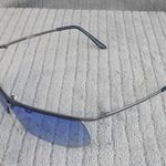 New Divine Eyewear Krista Chrome/Blue Gradient Sunglasses Women's NWT Photo 1