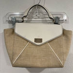 Kate Spade  Tweed & Pebble Leather Envelope Handbag Satchel Purse Photo 0