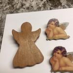 Lot Of 4 Brooch Pins Angels, Cherubs Photo 8