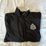 Ralph Lauren VTG Lauren-RL‎ Windbreaker Golf Active Jacket Full Zip Black Crest Lightweight L Photo 2