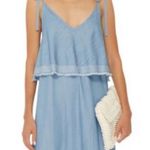 Suboo outlaw chambray tiered maxi dress Size 6 Photo 1