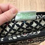 Vera Bradley  | Barcelona 2010 Black White Floral Quilted Pattern Crossbody Bag Photo 7