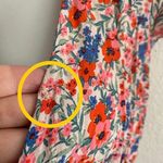 American Eagle 🆕 ShortSleeve Openback Tie Waist Floral Print Romper S🆕 Photo 10