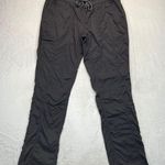 The North Face Hiking Pants Lightweight Drawstring Black Womens Size L Photo 0