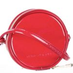 Marc Jacobs NWT  Mini 4" Red Patent Leather Crossbody Round Circle Canteen Bag Photo 4