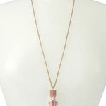 Betsey Johnson NWT  womens Nutcracker Pendant Long Necklace pink Photo 1