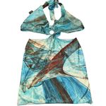 Revolve Farai London Gaia Mini Dress in Ocean Blue Size Small Photo 3