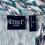 Cruel Girl pearl snap button down Photo 3