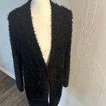 Black Rivet  Women's Fuzzy Black Cardigan Photo 5