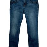 Gap womens real straight fit mid rise dark wash jeans size 6 short Photo 0