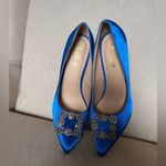 ALBA Satin Royal Blue Stiletto High Heel Women’s Shoes Sz 7 EUC Photo 6