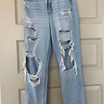 American Eagle Ripped Straight Leg Jeans Photo 0