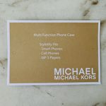 Michael Kors  Maroon Leather Multi Function Phone Zip Wallet Wristlet Photo 6