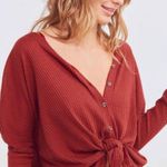 Urban Outfitters Thermal Long Sleeve Top Photo 2