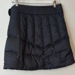 Marmot  Black Down Quilted Mini Skirt Medium Photo 10