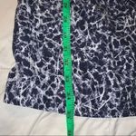 Michael Kors  Blue Animal Print Silk Dress size small Photo 7