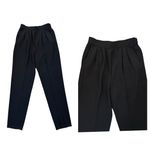 St. John Basics Santana Knit Pleated Front Pants Pull On Pockets Black Size 6 Photo 1