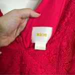 Anthropologie  Maeve Camari Red Lace Column Dress Photo 5