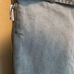 Lin Gray Moto Zipper Ankle Belted Jeans Size 24 Photo 3