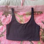 Cotton On black round neck crop bra top fitted tank Photo 2