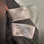 Olivia & Joy Kelly Green Faux Leather Handbag Purse Gold Hardware. Zipper Accent Photo 6