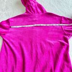 Kardashian Kollection  Velour Hoodie Womens Size M Pink KK‎ Sequined Zip Y2K 00s Photo 9