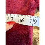 LC Lauren Conrad Women's Red Faux Fur Hoodie S Photo 6