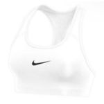 Nike NWT White Medium Support Non Padded Swoosh 2.0 Sports Bra Size Medium Photo 0