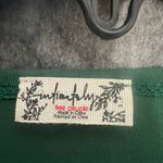 Free People Intimately Woman Small Wide Neck Green Long Sleeve Bodysuit Photo 1