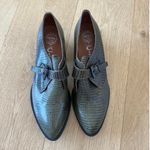 Jeffrey Campbell - Ibiza Snakeskin Print Western Style Leather Shoes in Green Photo 3