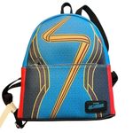 Marvel‎ Ms. Marvel Funko Mini Backpack Blue Geometric Design Collector's Edition Photo 0