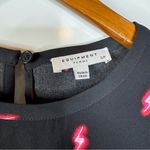 Equipment  Aubrey Lightning Bolt Mini Shift Dress Size Small Photo 3