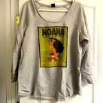 Disney Torrid Moana Daughter of the Sea Gray Sweatshirt - size 1 Photo 0