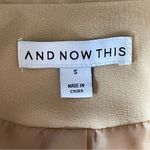 And Now This Women's Cropped Single Button Notched Collar Blazer Size S Photo 5