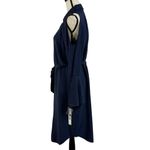 Antonio Melani  SZ 8 Shiloh Shirt Dress Bell Sleeve Button-Up Cold Shoulder Blue Photo 5