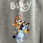 Bluey Women’s Grey Crewneck Sweatshirt, Bluey Character Top, Size Large Gray Photo 7