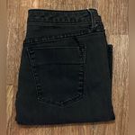 Mossimo Supply Co Womens Black Denim Jeans Size 6 6S Mid Rise Straight 32” 32x29 Photo 2