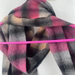 HIGHLAND HOUSE Scarf 5% Cashmere 95% Lambswool Plaid NWT Touch of Cashmere Gray Photo 6
