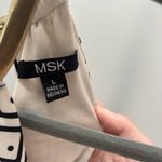 MSK Geometric Print Halter Blouson Dress Multiple Size L Photo 2