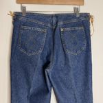Willi Smith  Jeans Womens 8 Blue Denim Straight Leg Laced Sides Western Boho Y2K Photo 9