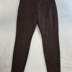 Athleta  L Large Delancey Herrnigbone Ankle Tight Brown Mid Rise Activewear Crop Photo 2