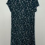 Kaileigh Suzanna Teal Green Floral Short Sleeve Dress Women’s Small S Photo 4