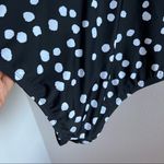 Kona Sol NWT Dot Modern One Piece Swimsuit Black and White Medium Coverage Small Photo 11