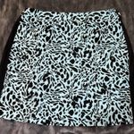 Jamie Sadock Golf Skirt 8 Blue Black Animal Print Pockets Zipper Stretch Photo 0