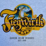 Fruit of the Loom Vintage 90s Fiegwild Handmade Ale Brewhouse Fish Graphic Long Sleeve T-shirt Photo 2