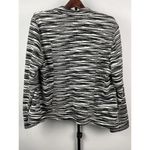 Chico's Chico’s Black White Zebra Geometric Print Open Front Long Sleeve Blazer Sz XL/16 Photo 5