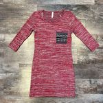 Rachel Kate  Heathered Red Dress with Front Pocket Size Medium Photo 0