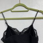 Free People  Intimately Black Mariana Cotton Bralette Sz XS NWT Photo 9
